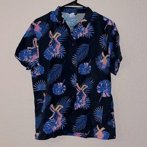 Dutch Bros Tropical Button Up